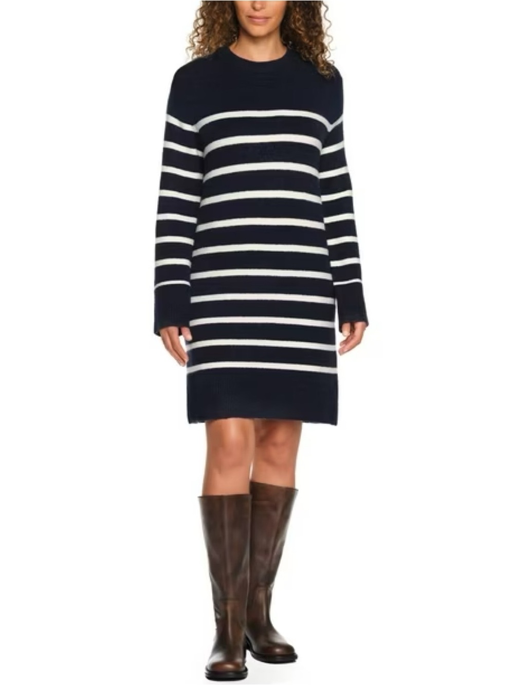 Lands' End Crewneck Sweater Dress